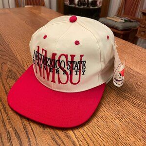 Vintage NMSU New Mexico State University Snapback Baseball Hat Cap New With Tags